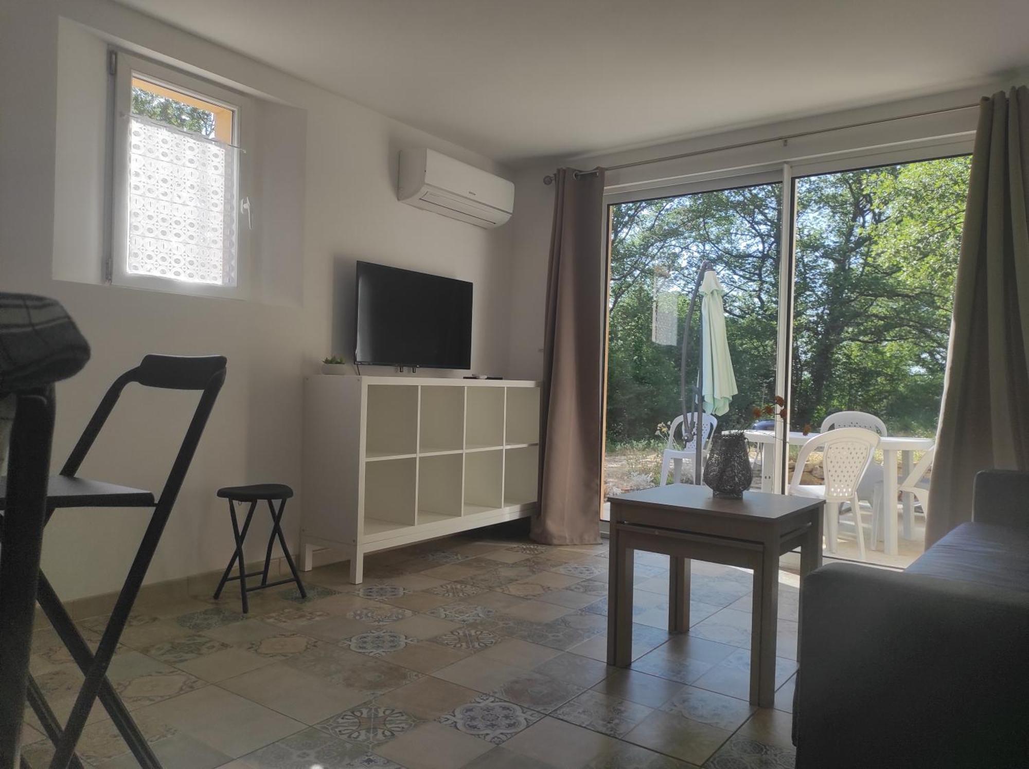 Ferienwohnung Les Quatre Chenes Bauduen Exterior foto